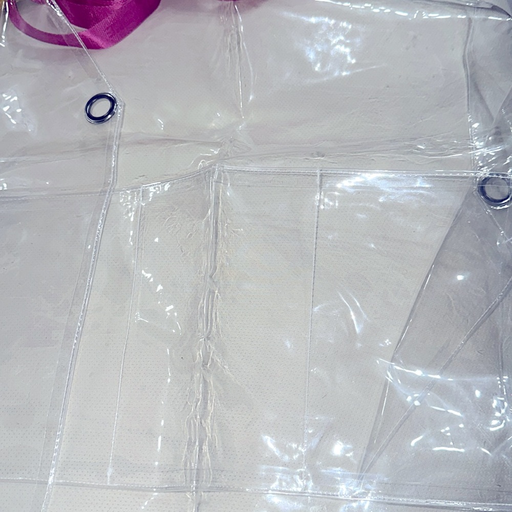 "Barbie Blonde" adult clear apron with pink new no box - Picture 7 of 7